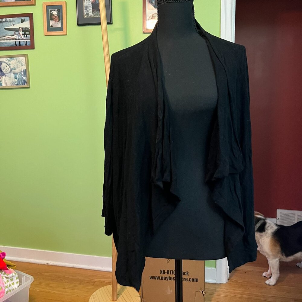Lane Bryant 22/24 Black Short Sleeve Shrug